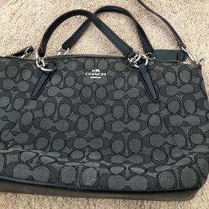 Black Cross Body Coach Purse